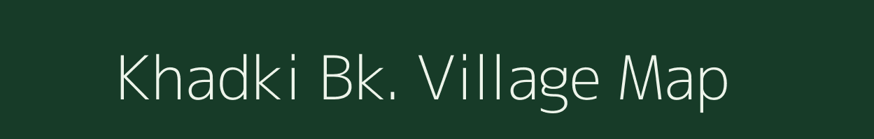 Khadki Bk. village map in Maharashtra