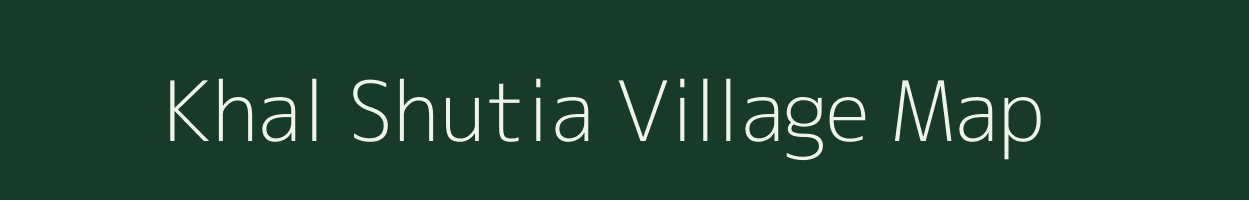 Khal Shutia village map in West Bengal