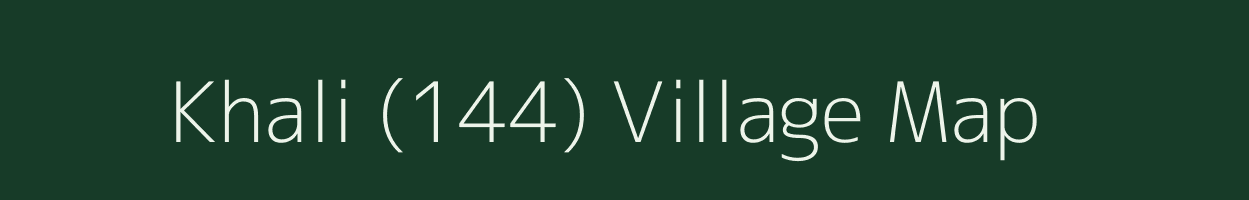 Khali (144) village map in Himachal Pradesh