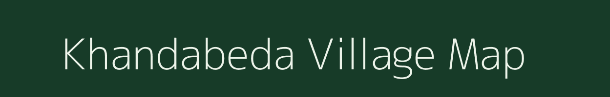 Khandabeda village map in Odisha