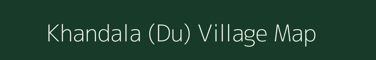 Khandala (Du) village map in Maharashtra