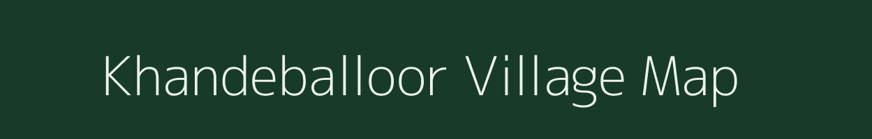 Khandeballoor village map in Andhra Pradesh