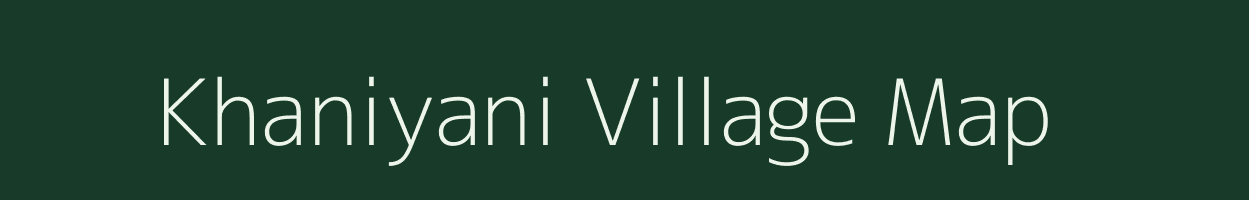 Khaniyani village map in Rajasthan