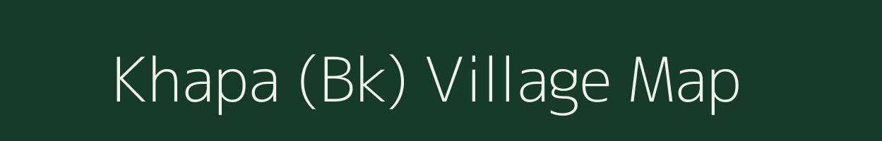 Khapa (Bk) village map in Maharashtra