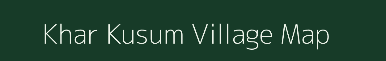 Khar Kusum village map in West Bengal