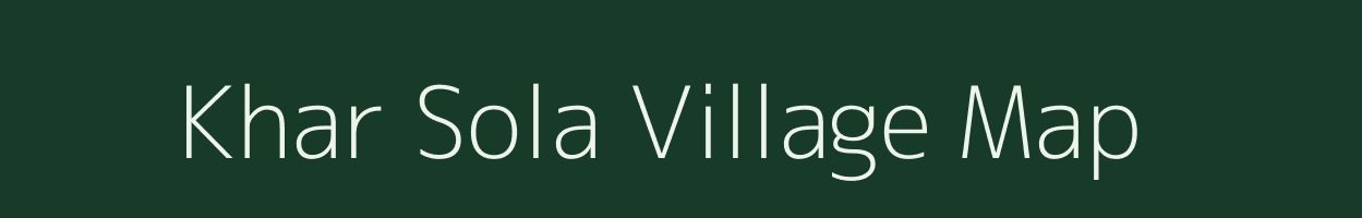 Khar Sola village map in West Bengal