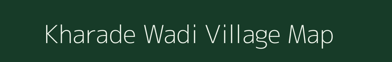 Kharade Wadi village map in Maharashtra