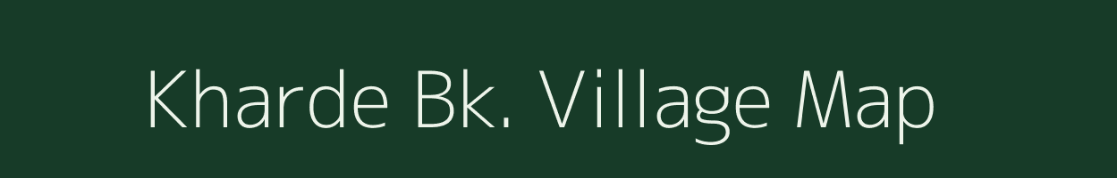 Kharde Bk. village map in Maharashtra