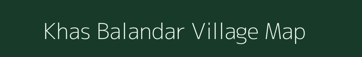 Khas Balandar village map in West Bengal