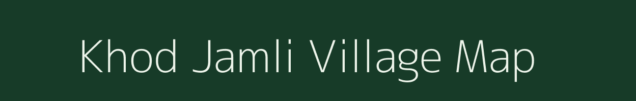 Khod Jamli village map in Madhya Pradesh