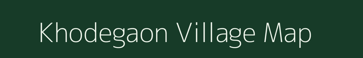 Khodegaon village map in Maharashtra