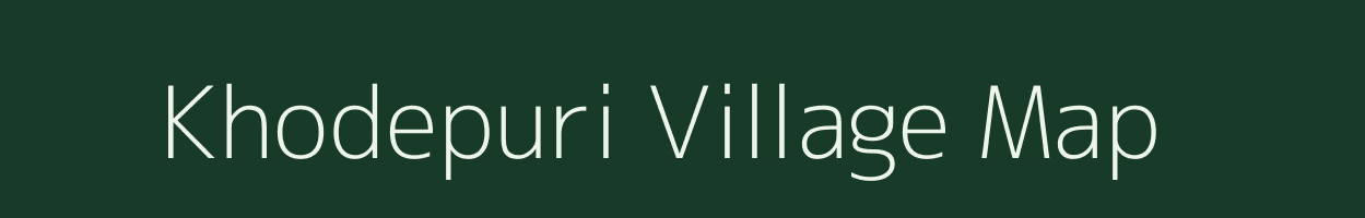 Khodepuri village map in Maharashtra