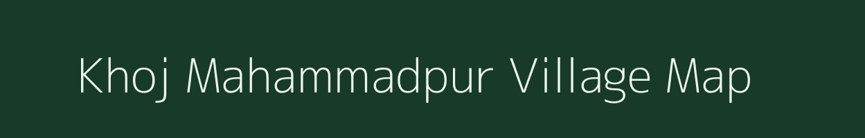 Khoj Mahammadpur village map in West Bengal