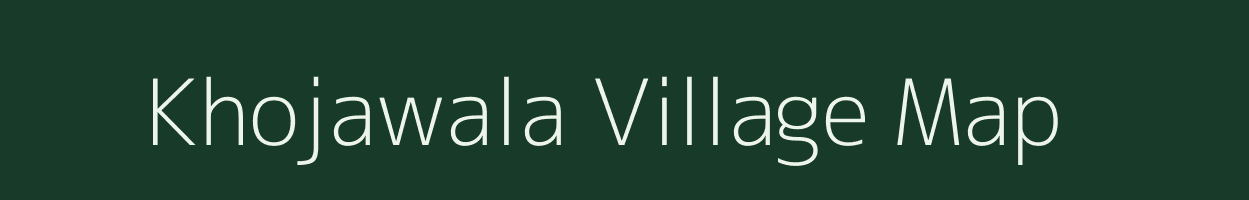 Khojawala village map in Rajasthan