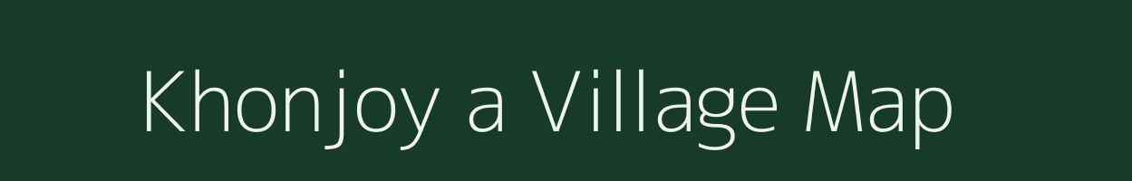 Khonjoy a village map in Meghalaya