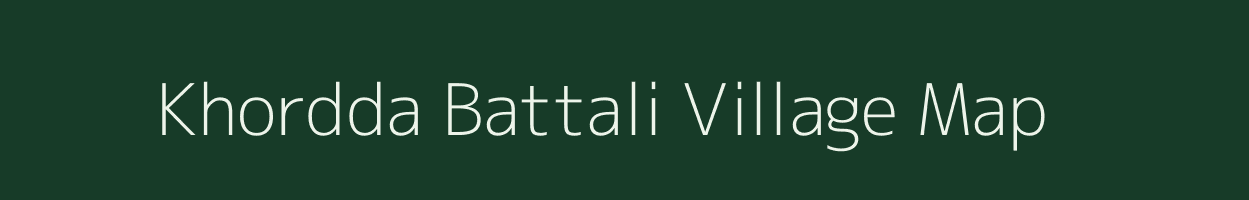 Khordda Battali village map in West Bengal