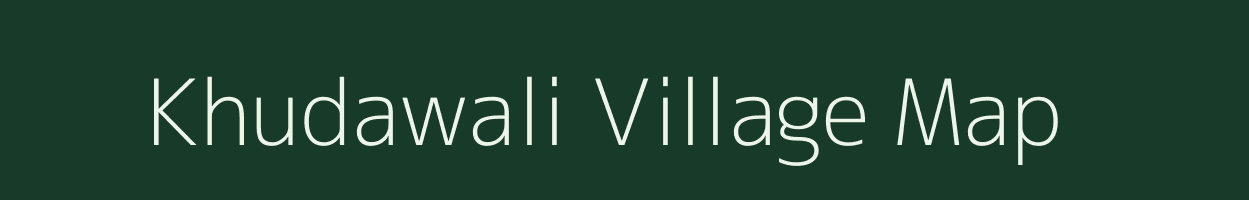 Khudawali village map in Madhya Pradesh