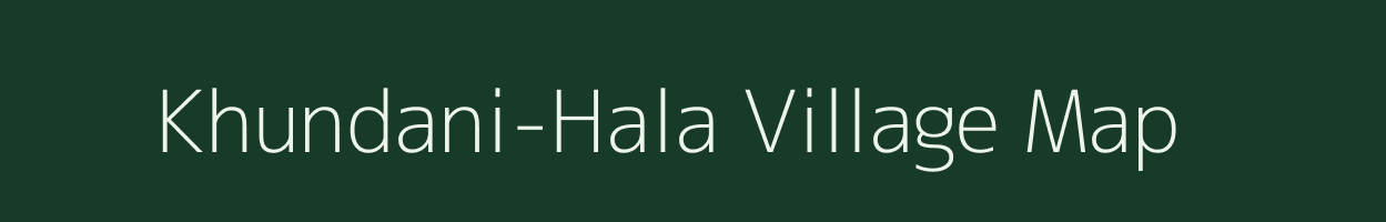 Khundani-Hala village map in Rajasthan