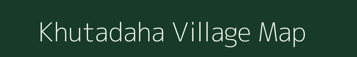 Khutadaha village map in West Bengal