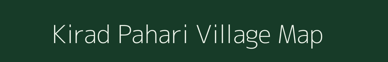 Kirad Pahari village map in Rajasthan