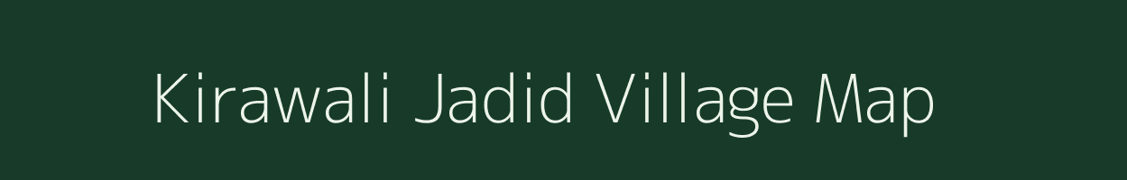 Kirawali Jadid village map in Madhya Pradesh