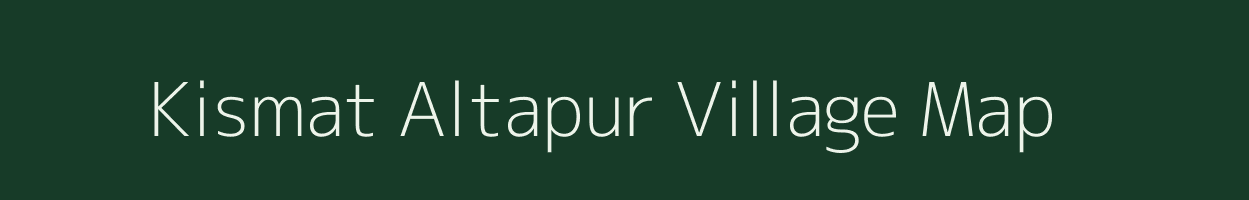 Kismat Altapur village map in West Bengal