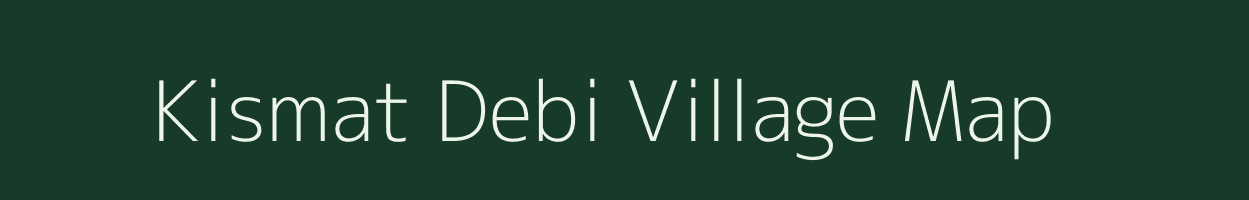 Kismat Debi village map in West Bengal