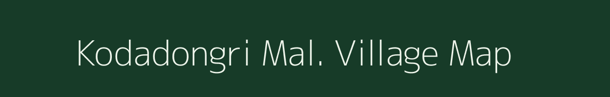 Kodadongri Mal. village map in Madhya Pradesh