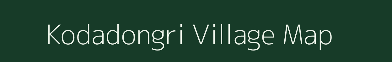 Kodadongri village map in Maharashtra