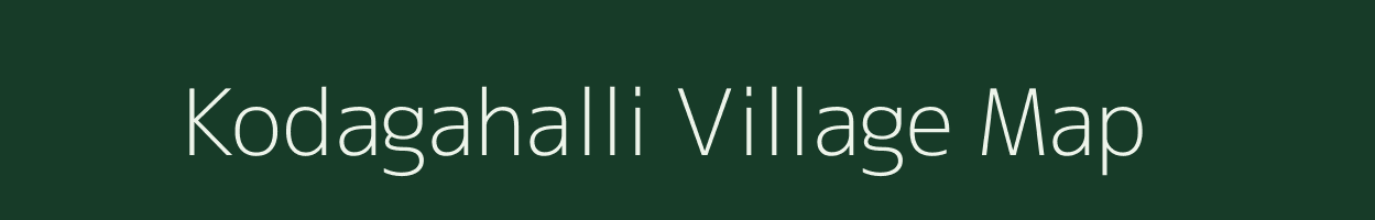 Kodagahalli village map in Karnataka