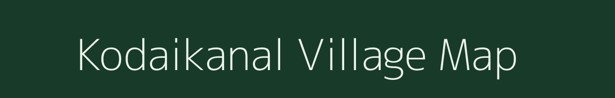 Kodaikanal village map in Tamil Nadu