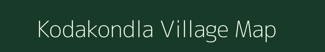 Kodakondla village map in Andhra Pradesh