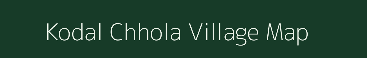 Kodal Chhola village map in Jharkhand