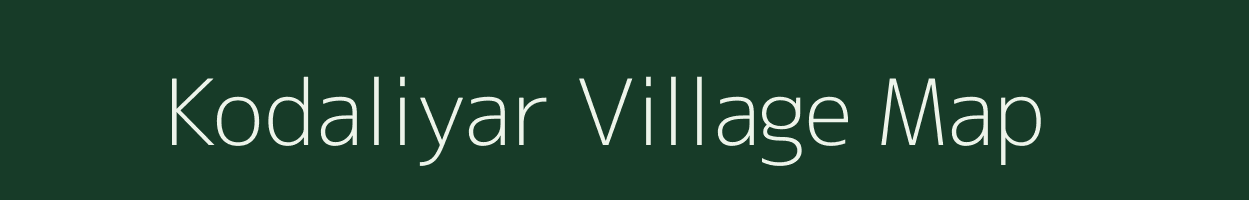 Kodaliyar village map in Chhattisgarh