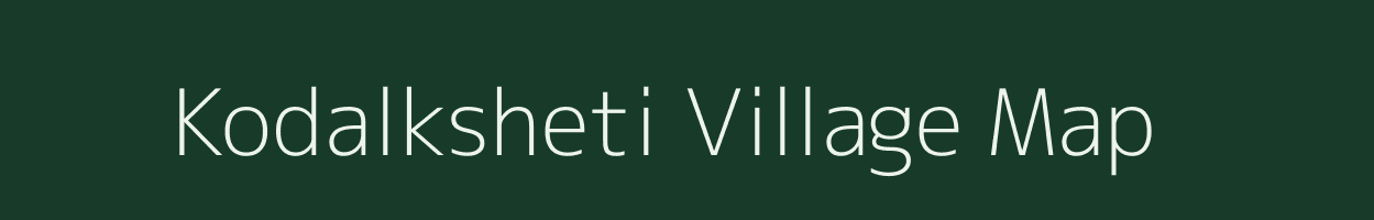 Kodalksheti village map in West Bengal