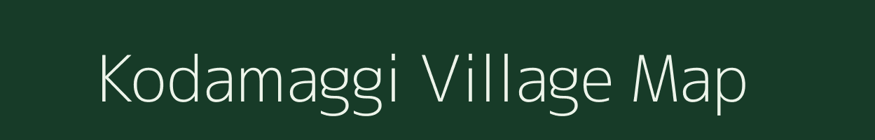 Kodamaggi village map in Karnataka