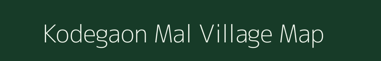 Kodegaon Mal village map in Chhattisgarh