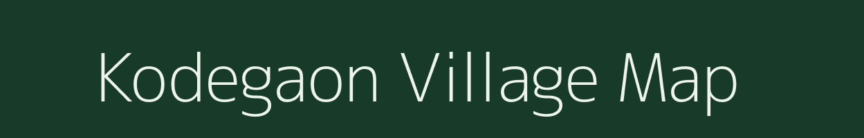 Kodegaon village map in Chhattisgarh