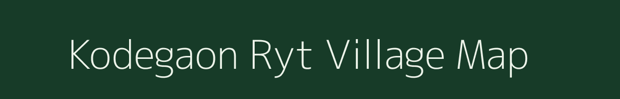 Kodegaon Ryt village map in Chhattisgarh