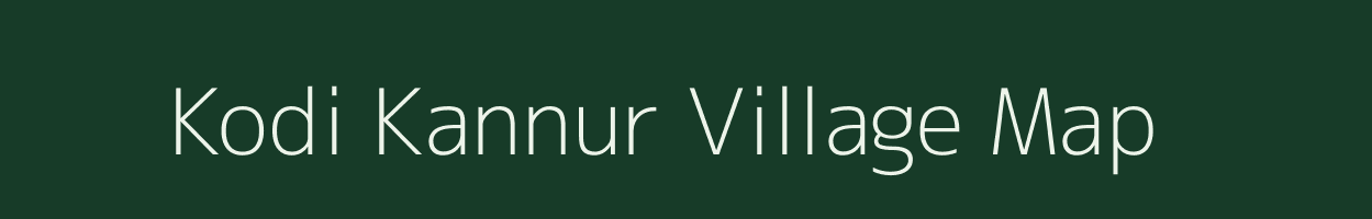 Kodi Kannur village map in Karnataka