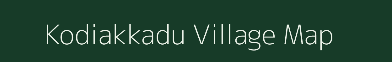 Kodiakkadu village map in Tamil Nadu