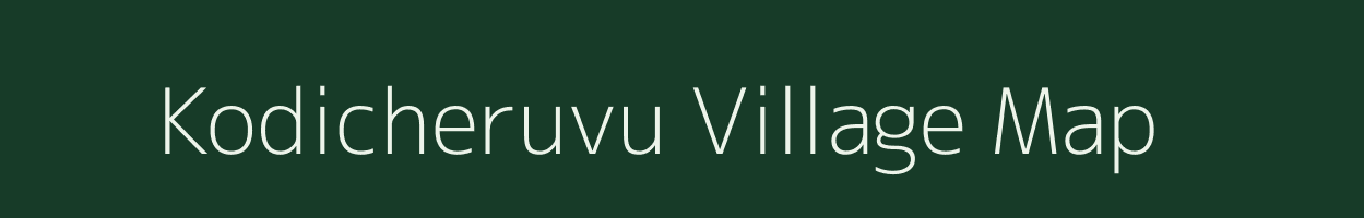 Kodicheruvu village map in Karnataka