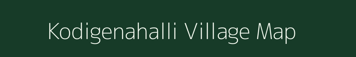 Kodigenahalli village map in Karnataka