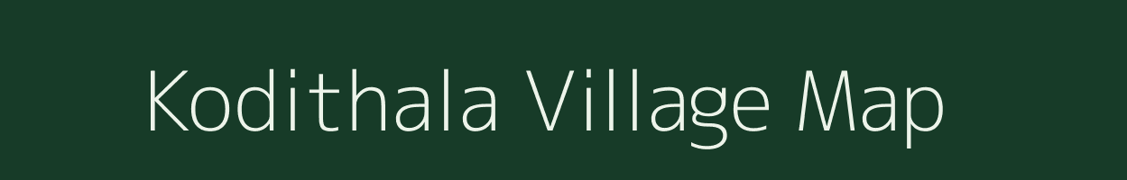 Kodithala village map in Lakshadweep