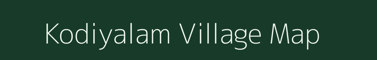 Kodiyalam village map in Tamil Nadu