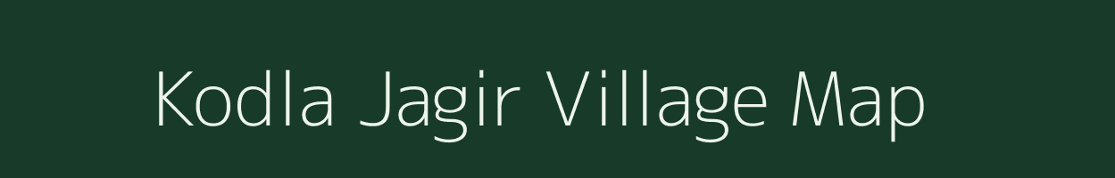 Kodla Jagir village map in Madhya Pradesh