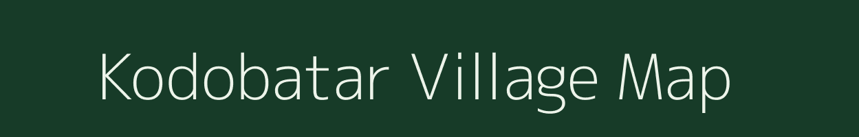 Kodobatar village map in Chhattisgarh