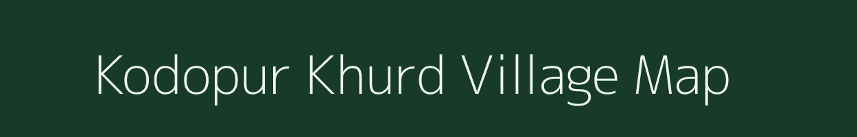 Kodopur Khurd village map in Uttar Pradesh