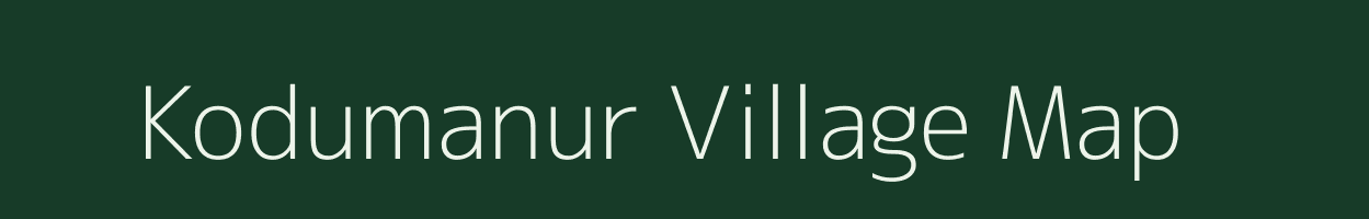 Kodumanur village map in Tamil Nadu