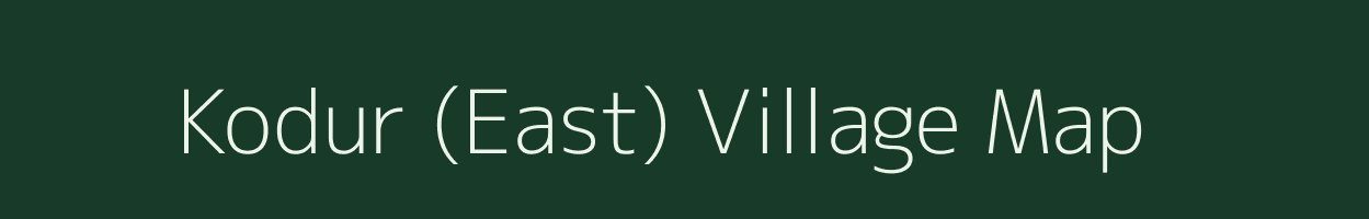 Kodur (East) village map in Andhra Pradesh